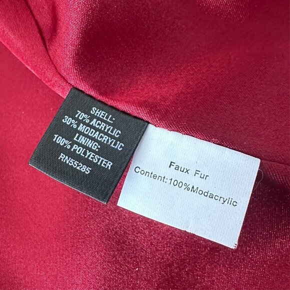 Express Coat Women S Y2K Vintage Leopard Faux Fur Jacket Glam Chic Statement - Picture 11 of 12